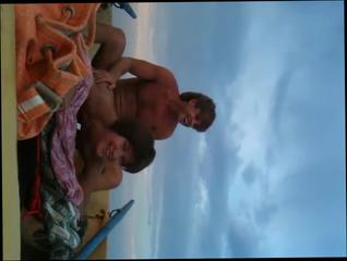 Video 989190704: tan stud, blonde stud, tanned woman