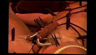 Video 51963015: punishment bdsm bondage, bdsm gay bondage, cbt punishment, clamps ball, gay leather bondage, ball squeezing, muscular gay