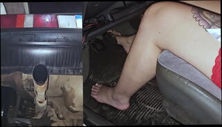 Video 1655989075: foot pump, fetish pump, pumping car