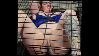 Video 1452781915: cage dildo, dildo dp, dp sex toy, wife pissing, caged sub