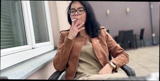 Video 1663487001: shione cooper, busty milf smoking, busty milf outdoors, busty brunette milf, straight milf, milf smoking cigarette, busty hotel, rain busty, hd busty