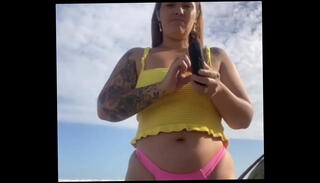 Video 1618204375: puffy pussy lips, swollen puffy, woman pussy, women pussy, women beach, pussy exhibitionist