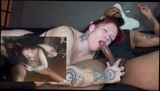 Video 1654735173: bbw deep throats bbc, bbw bbc amateur, bbw blowjob bbc, amateur bbw redhead