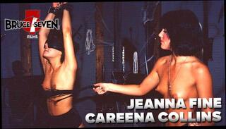 Video 1550134704: jeanna fine, careena collins, bruce seven, vintage lesbian bdsm, whipping nipple clamped, lesbian bdsm spanking