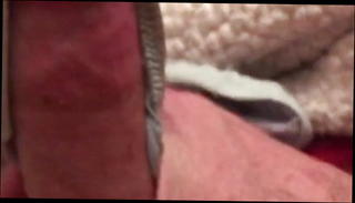 Video 1571141301: piss cum, wife's dirty panties, wife strokes cock, gay cock stroking