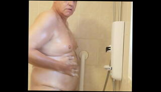 Video 1656639925: breasts horny, hard little cock, breasts wet, cock wash