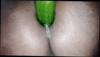 Video 1260289855: cucumber sex, big ass mature
