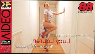 Video 1585315614: high heels solo, solo tattooed, solo female, blonde solo, naughty babe strip, naughty striptease, dress striptease