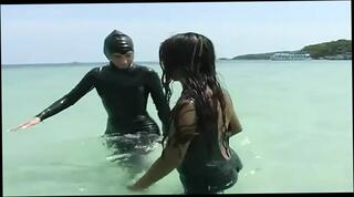 Video 1659118791: fetish girls latex, black latex girl, latex amateur, fetish straight, beautiful latex, latex outdoor, fetish young, rounded girl, girl curves, beach girls