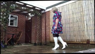 Video 955711985: crossdresser tranny shemale, transvestite crossdresser, crossdresser exposed, crossdresser outdoor, crossdresser boots, english shemale