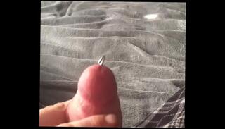 Video 919318575: pierced cock cumming, cock masturbation cum, gay cock cum