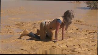 Video 935273204: fetish solo, fetish blonde, fetish female, girl mud