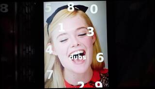 Video 300124501: elle fanning, gay man cum