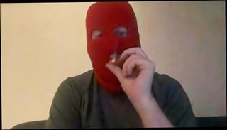 Video 1655819983: amateur solo male, smoking solo, mask solo, one solo
