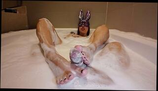 Video 1663328043: foot job feet fetish, feet pov foot, amateur pov foot job, tits foot fetish, foot fetish big ass, redhead foot fetish, cosplay foot fetish, pov bubble, soapy foot, bathtub foot job, bunny foot, foot bath, pov masked, red head pov