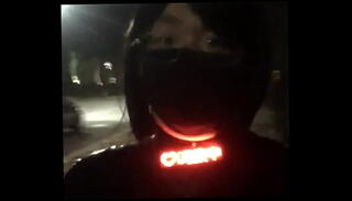 Video 1143476895: latex crossdresser, latex public