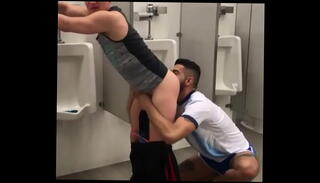 Video 1318223675: toilet gay porn, gay porn public