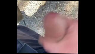 Video 1254708395: wank cumshot, quick wank, wanking outdoors