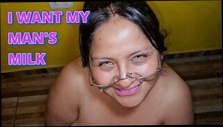 Video 1665515045: bbw milk, bbw swallow cum, bbw tit cum, milking big cumshot, big tits latin bbw, milk rain, man milk