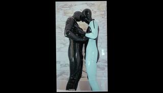 Video 1665216143: fetish latex catsuit, latex bdsm fetish, bdsm nipple, latex amateur, gay latex, hotel collection