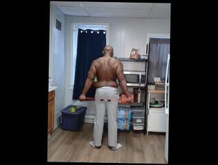 Video 1632976913: amateur ebony solo, amateur solo male, kitchen solo