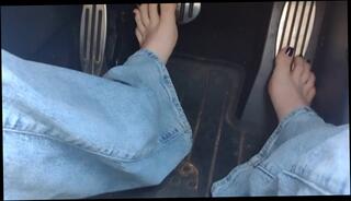 Video 1600950713: pov feet fetish, barefoot fetish, solo fetish play, pov solo female, amateur public pov, jeans barefoot, pumped hard, long feet