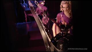 Video 1620256804: latex femdom bondage, bdsm femdom latex, femdom latex fetish, bathroom bondage, blonde latex, latex hd