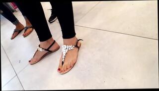 Video 733383904: gf's sexy feets toes, feets sexy red toes, amateur foot fetish, feets hot red toes, cute feet toes