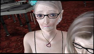 Video 891060401: 3d anime milf, old granny milf, milf aunt, submissive granny, milf humiliation, milf cum facial, animation 3some, young milf cum, straight humiliation, anime nerd, grannies vs young, haired 3d