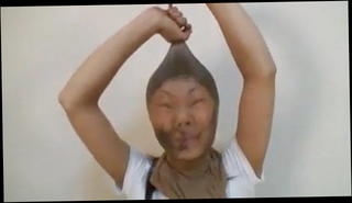 Video 1566624981: girl nylon, wears nylon mask, japanese nylon, straight girl, vr girl