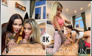 Video 1636560144: pov blowjob threesome, strapon threesome, pov blowjob handjob cowgirl, pov blowjob handjob cumshot, pov blowjob porn, threesome vr porn, brunette threesome cowgirl, blonde pov handjob, strapon tattooed, czech threesome, dildo, yoga girl, sexy, fucking