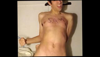 Video 1603064625: gay bdsm slave, gay twink slave, slave whipped, twinks young slaves, gay twink self