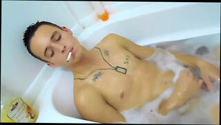 Video 1624905764: gay twink fetish, gay twink daddy, soaked twink, twink bubble, twink teases, twink smoking, twink bath, sensual twink