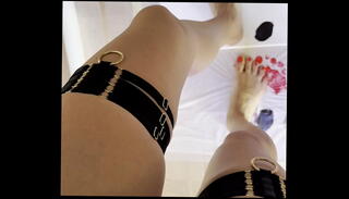 Video 1618619565: barefoot foot fetish, sexy foot fetish, foot fetish beauty, clothed fetish, tattoo foot, sexy brown