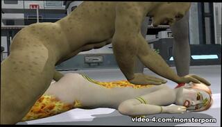 Video 1051130004: 3d toons, toon cartoon, anime fuck, alien plays, threeway