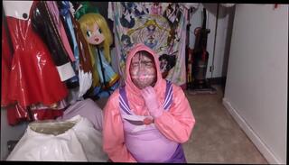 Video 1616394123: latex sissy, sissy solo, amateur solo male, sissy cosplay, gagging