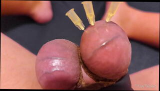 Video 1524185045: fetish solo masturbation, cbt fetish, cbt bdsm, extreme bdsm fetish, cbt ball, testicle fetish, fetish clinic, medical bdsm, ball stretching, cumshot