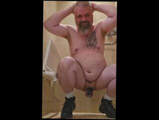 Video 1621286113: chubby amateur solo, fetish gay piss, piss cage, chubby bear solo, solo male piss, pierced cock solo, gay men pissing, solo tattoo male