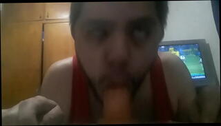 Video 1617450855: dildo deep throat sucking, deep throat dildo blowjob, big tits sucking dildo, shemale sucks dildo