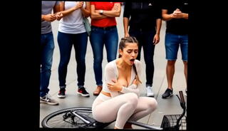 Video 1656095845: naked bike, cmnf, naked funny