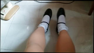 Video 1504653001: crossdresser pantyhose black, gay pantyhose, pantyhose white socks, tease hd