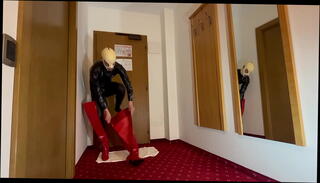 Video 1594935305: latex catsuit, catsuit fetish, catsuit boots, latex lovers, high fetish, fetish wear, latex man