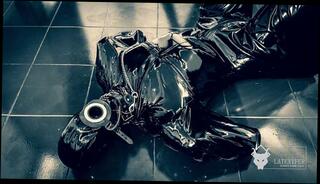 Video 1659644693: gagged latex, latex slave, femdom male bondage, latex solo, hardcore bondage sex, hardcore solo masturbation, solo amateur masturbation, latex bitch, latex fisting, rough bondage sex, bondage sex play, latex puppy, latex dog, latex mask