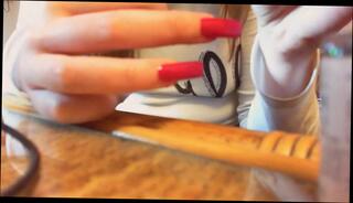 Video 954540705: fetish solo, long nail fetish, hypno fetish, fetish italian, fetish red, black fetish, sexy