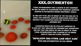 Video 882246615: balls prolapse, milk ball, anal prolapse, milk bath, underwater anal