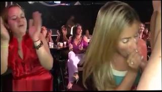Video 913237004: cfnm blowjob milf, milf public blowjob, stripper chick, chick takes cock