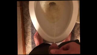 Video 1600229425: pissing peeing, peeing jerking, male pee, big pee