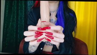 Video 1633994791: femdom fetish mistress, sexy femdom fetish, mistress dildo, homemade dildo, fetish straight, long nails mistress, long red dildo, beauty dildoing, dildo tattoo, natural dildo, dildo hd