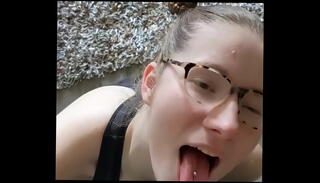 Video 1608487845: ass deep throats cock, deep throat big cock, deep throat sex, throat girl, throat stuffed, nerdy girl