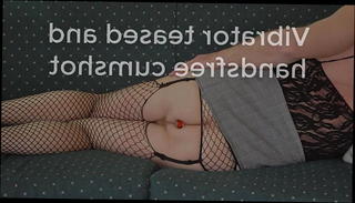Video 1571128571: vibrator tease, vibrator cumshot, teasing horny, gay vibrator, master